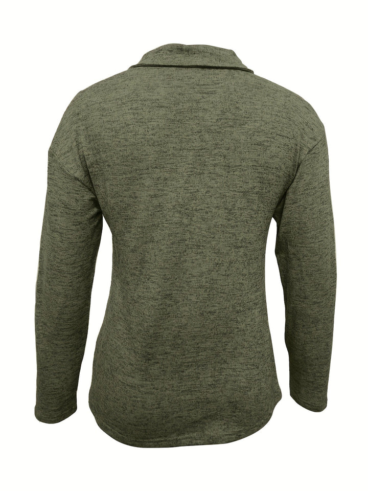 Elegantní top s dlouhým rukávem