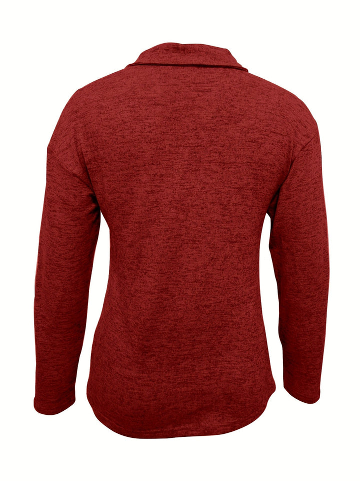 Elegantní top s dlouhým rukávem