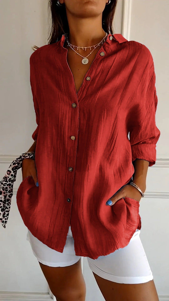 Elegantní plisovaná košile